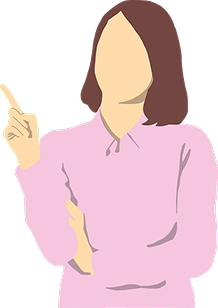 「モンゴル旅行は何を準備すればいい？」と考える女性のイラスト